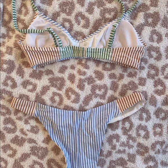 aerie striped cheeky bikini - Picture 4 of 4